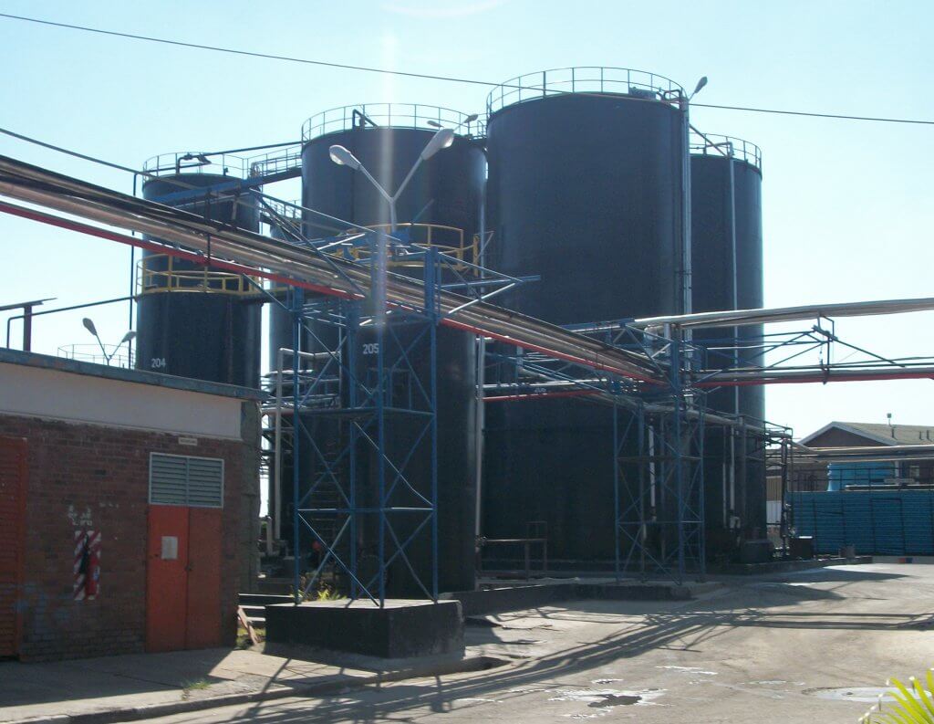 Industry for Oil Refinery in Ndola, Zambia Steel Structure Limited