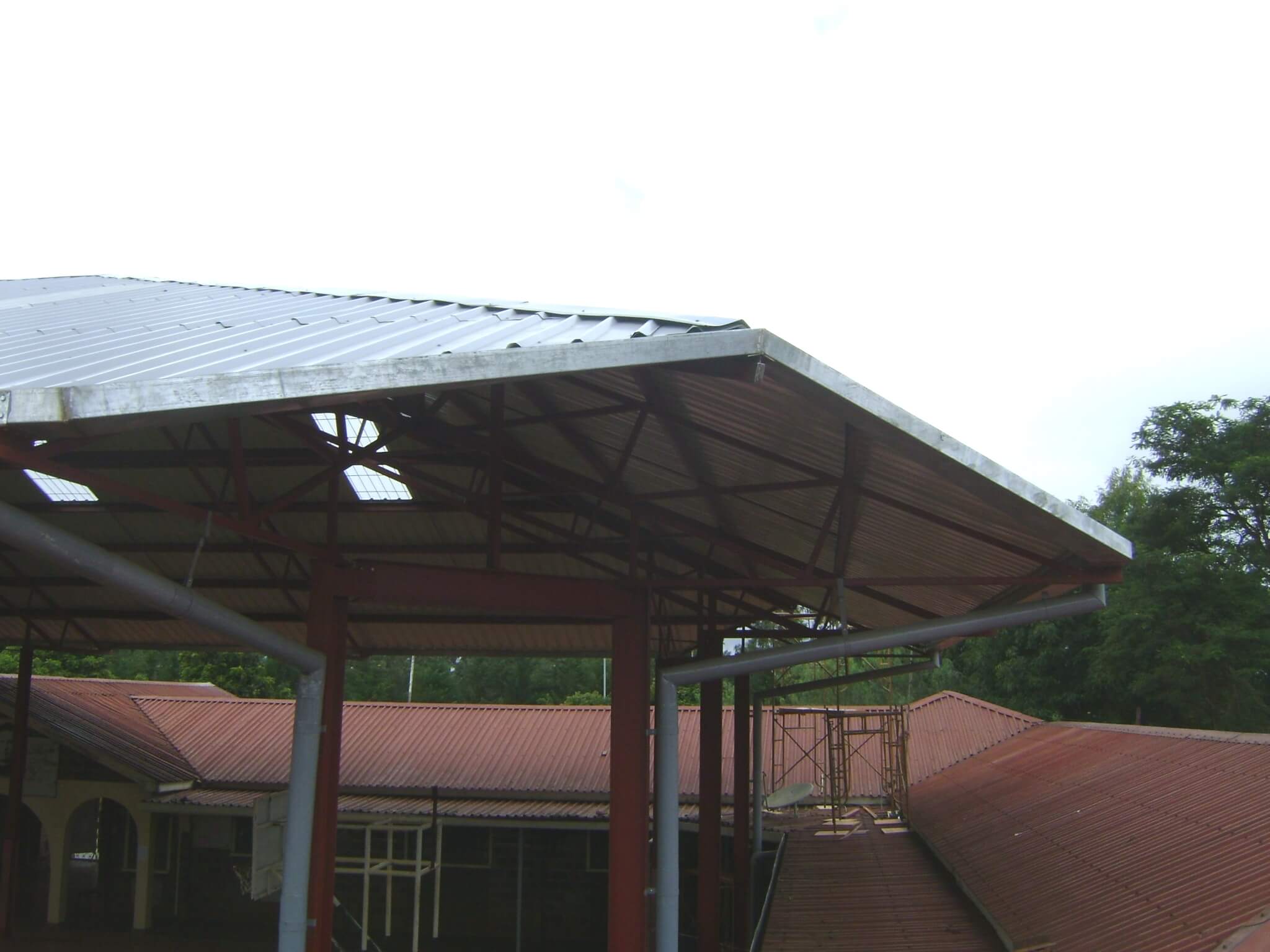 School Roof shed and Pillar in karen,Kenya