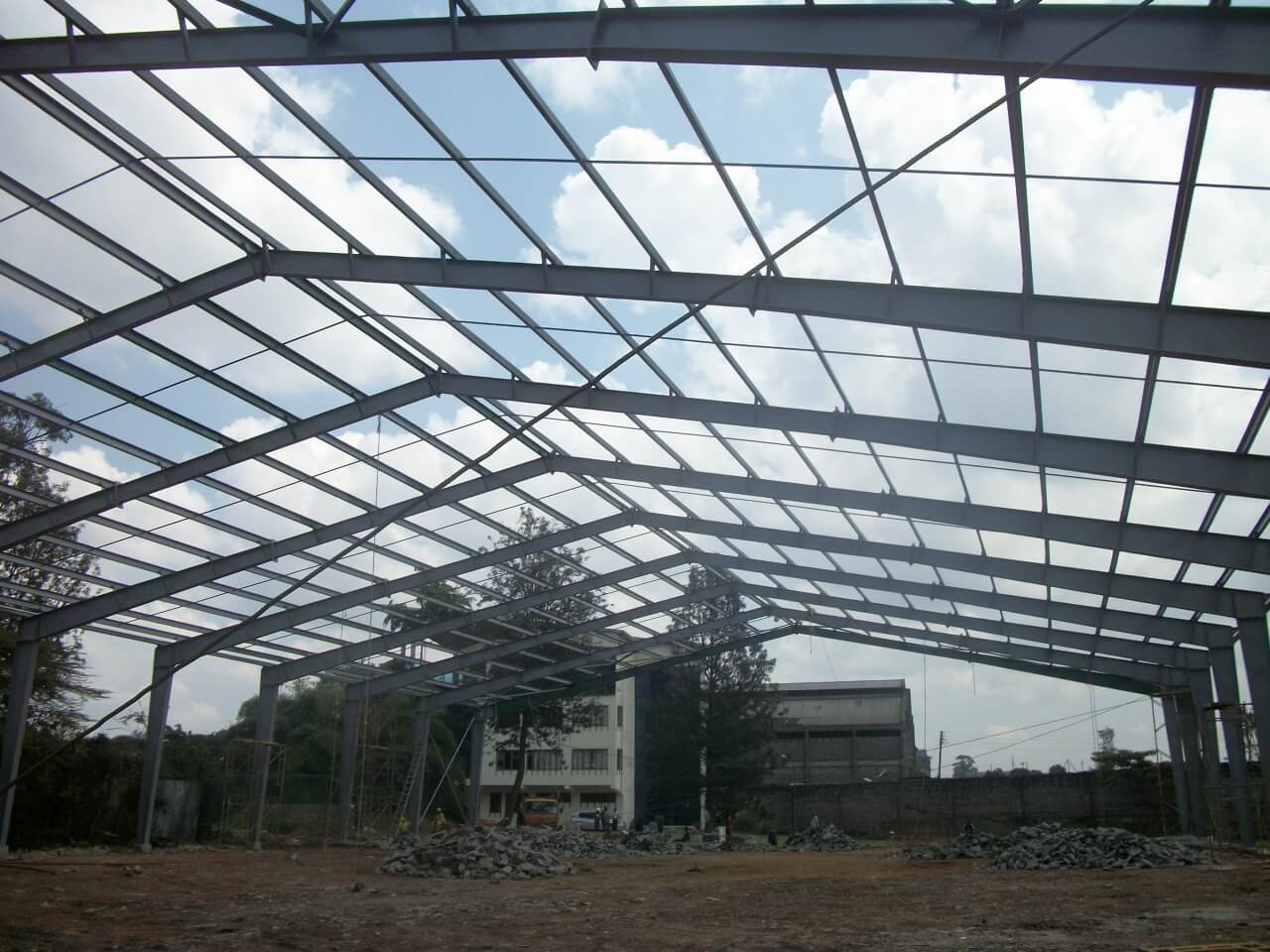 School Roof shed and Pillar in karen,Kenya